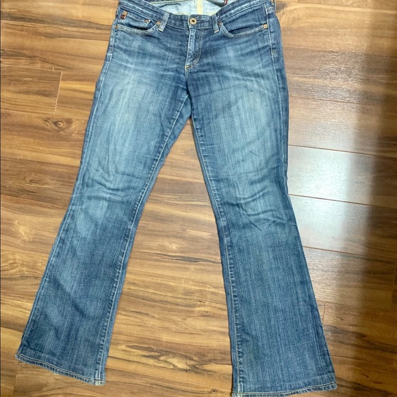 Jean Femme AG Adriano Goldschmied Farrah - Taille Haute Bootcut - Délavé